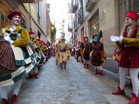 La Cavalcada de Reis 2018. La precavalcada des de la Merc&egrave; pels carrers de Girona