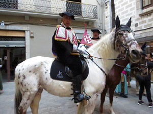La Cavalcada de Reis 2018. La precavalcada des de la Merc&egrave; pels carrers de Girona