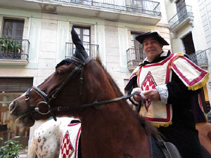 La Cavalcada de Reis 2018. La precavalcada des de la Merc&egrave; pels carrers de Girona