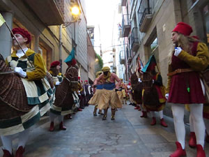 La Cavalcada de Reis 2018. La precavalcada des de la Merc&egrave; pels carrers de Girona