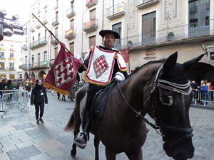 La Cavalcada de Reis 2018. La precavalcada des de la Merc&egrave; pels carrers de Girona
