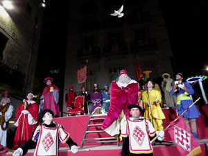 La Cavalcada de Reis 2018. Rebuda de la Cavalcada