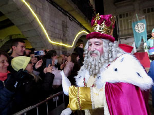La Cavalcada de Reis 2018. Rebuda de la Cavalcada