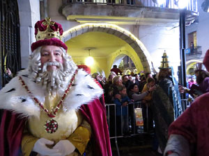 La Cavalcada de Reis 2018. Rebuda de la Cavalcada