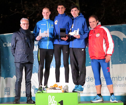 El podi de la categoria masculina