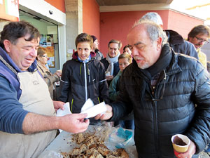 Nadal 2016. La xocolatada del Mercat del Lle&oacute; la vig&iacute;lia de Nadal