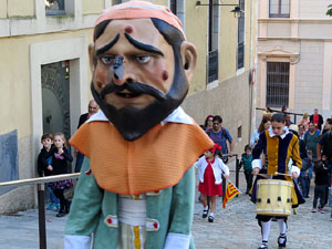 Toc de rams. Canvi dels rams de flors de les gegantes de Girona