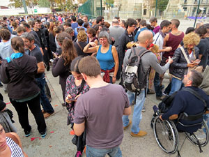 1 d'octubre 2017. Votaci&oacute; del refer&egrave;ndum a l'escola Eiximenis