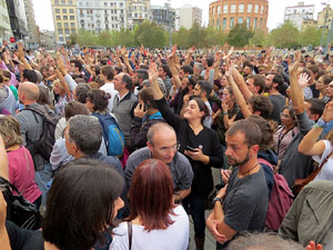 1 d'octubre 2017. Votaci&oacute; del refer&egrave;ndum a l'escola Eiximenis