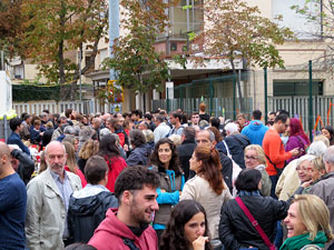 1 d'octubre 2017. Votaci&oacute; del refer&egrave;ndum a l'escola Eiximenis