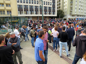 1 d'octubre 2017. Votaci&oacute; del refer&egrave;ndum a l'escola Eiximenis