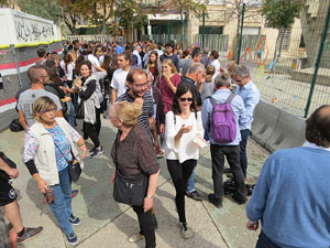 1 d'octubre 2017. Votaci&oacute; del refer&egrave;ndum a l'escola Eiximenis