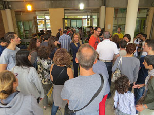 1 d'octubre 2017. Votaci&oacute; del refer&egrave;ndum a l'escola Eiximenis