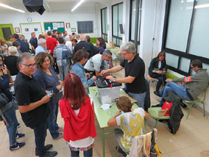 1 d'octubre 2017. Votaci&oacute; del refer&egrave;ndum a l'escola Eiximenis
