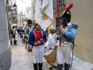 X Festa Reviu els Setges Napole&ograve;nics de Girona. Desfilada pels carrers de Girona
