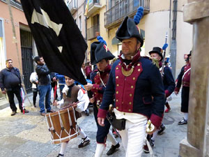 X Festa Reviu els Setges Napole&ograve;nics de Girona. Desfilada pels carrers de Girona