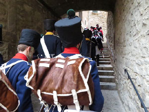 X Festa Reviu els Setges Napole&ograve;nics de Girona. Desfilada pels carrers de Girona