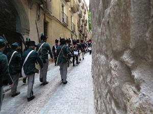X Festa Reviu els Setges Napole&ograve;nics de Girona. Desfilada pels carrers de Girona