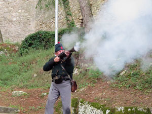 X Festa Reviu els Setges Napole&ograve;nics de Girona. Combat al portal de Sant Crist&ograve;fol