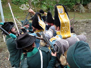 X Festa Reviu els Setges Napole&ograve;nics de Girona. Combat al portal de Sant Crist&ograve;fol