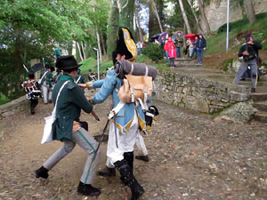 X Festa Reviu els Setges Napole&ograve;nics de Girona. Combat al portal de Sant Crist&ograve;fol