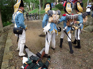 X Festa Reviu els Setges Napole&ograve;nics de Girona. Combat al portal de Sant Crist&ograve;fol