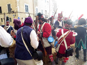 X Festa Reviu els Setges Napole&ograve;nics de Girona. Combat a la pla&ccedil;a dels Ap&ograve;stols