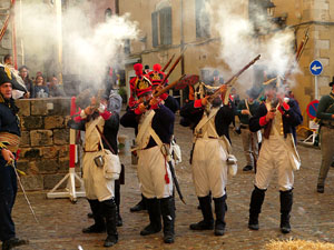 X Festa Reviu els Setges Napole&ograve;nics de Girona. Combat a la pla&ccedil;a dels Ap&ograve;stols