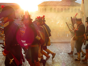 X Festa Reviu els Setges Napole&ograve;nics de Girona. Combat a la pla&ccedil;a dels Ap&ograve;stols