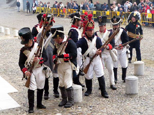 X Festa Reviu els Setges Napole&ograve;nics de Girona. Combat a la pla&ccedil;a de Sant Dom&egrave;nec