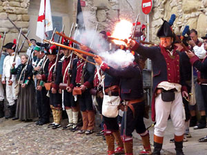 X Festa Reviu els Setges Napole&ograve;nics de Girona. Combat a la pla&ccedil;a de Sant Dom&egrave;nec