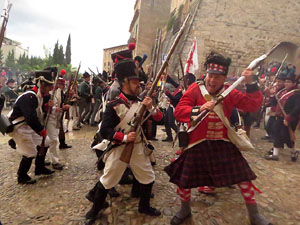 X Festa Reviu els Setges Napole&ograve;nics de Girona. Combat a la pla&ccedil;a de Sant Dom&egrave;nec