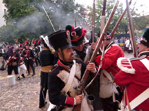 X Festa Reviu els Setges Napole&ograve;nics de Girona. Combat a la pla&ccedil;a de Sant Dom&egrave;nec