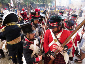 X Festa Reviu els Setges Napole&ograve;nics de Girona. Combat a la pla&ccedil;a de Sant Dom&egrave;nec