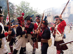 X Festa Reviu els Setges Napole&ograve;nics de Girona. Combat a la pla&ccedil;a de Sant Dom&egrave;nec