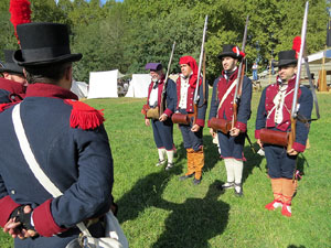 X Festa Reviu els Setges Napole&ograve;nics de Girona. Campament napole&ograve;nic a les Ribes del Ter