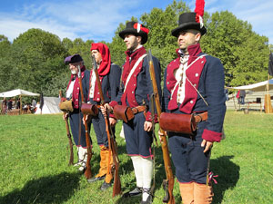 X Festa Reviu els Setges Napole&ograve;nics de Girona. Campament napole&ograve;nic a les Ribes del Ter