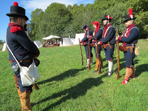 X Festa Reviu els Setges Napole&ograve;nics de Girona. Campament napole&ograve;nic a les Ribes del Ter