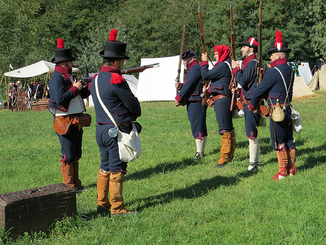 X Festa Reviu els Setges Napole&ograve;nics de Girona. Campament napole&ograve;nic a les Ribes del Ter