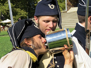 X Festa Reviu els Setges Napole&ograve;nics de Girona. Campament napole&ograve;nic a les Ribes del Ter