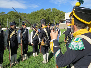 X Festa Reviu els Setges Napole&ograve;nics de Girona. Campament napole&ograve;nic a les Ribes del Ter