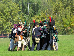 X Festa Reviu els Setges Napole&ograve;nics de Girona. Recreaci&oacute; d'una batalla napole&ograve;nica a les Ribes del Ter