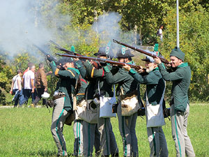 X Festa Reviu els Setges Napole&ograve;nics de Girona. Recreaci&oacute; d'una batalla napole&ograve;nica a les Ribes del Ter