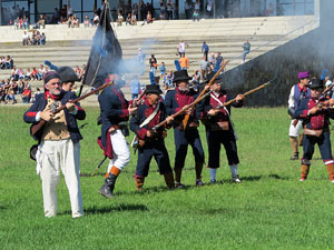 X Festa Reviu els Setges Napole&ograve;nics de Girona. Recreaci&oacute; d'una batalla napole&ograve;nica a les Ribes del Ter