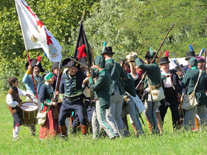 X Festa Reviu els Setges Napole&ograve;nics de Girona. Recreaci&oacute; d'una batalla napole&ograve;nica a les Ribes del Ter