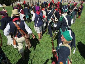 X Festa Reviu els Setges Napole&ograve;nics de Girona. Cloenda de la festa napole&ograve;nica a les Ribes del Ter
