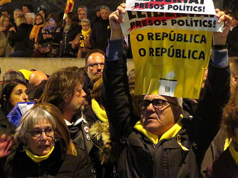 La concentraci&oacute; a Jaume I