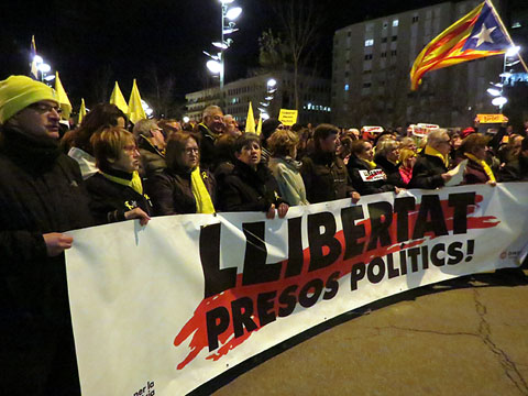 La concentraci&oacute; a Jaume I