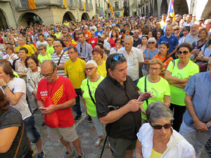 Diada Nacional 2017. Concentraci&oacute; a la pla&ccedil;a del Vi