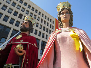 Festes de Primavera de Girona 2018. Cercavila amb el Tarl&agrave;